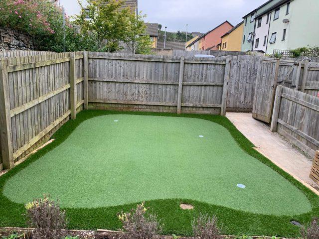 Plymouth garden small putting green