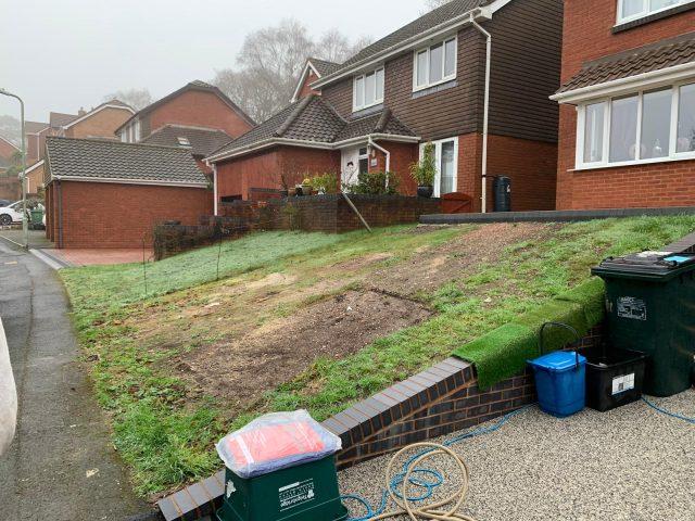 Newton Abbot Front Garden Before Stage 1